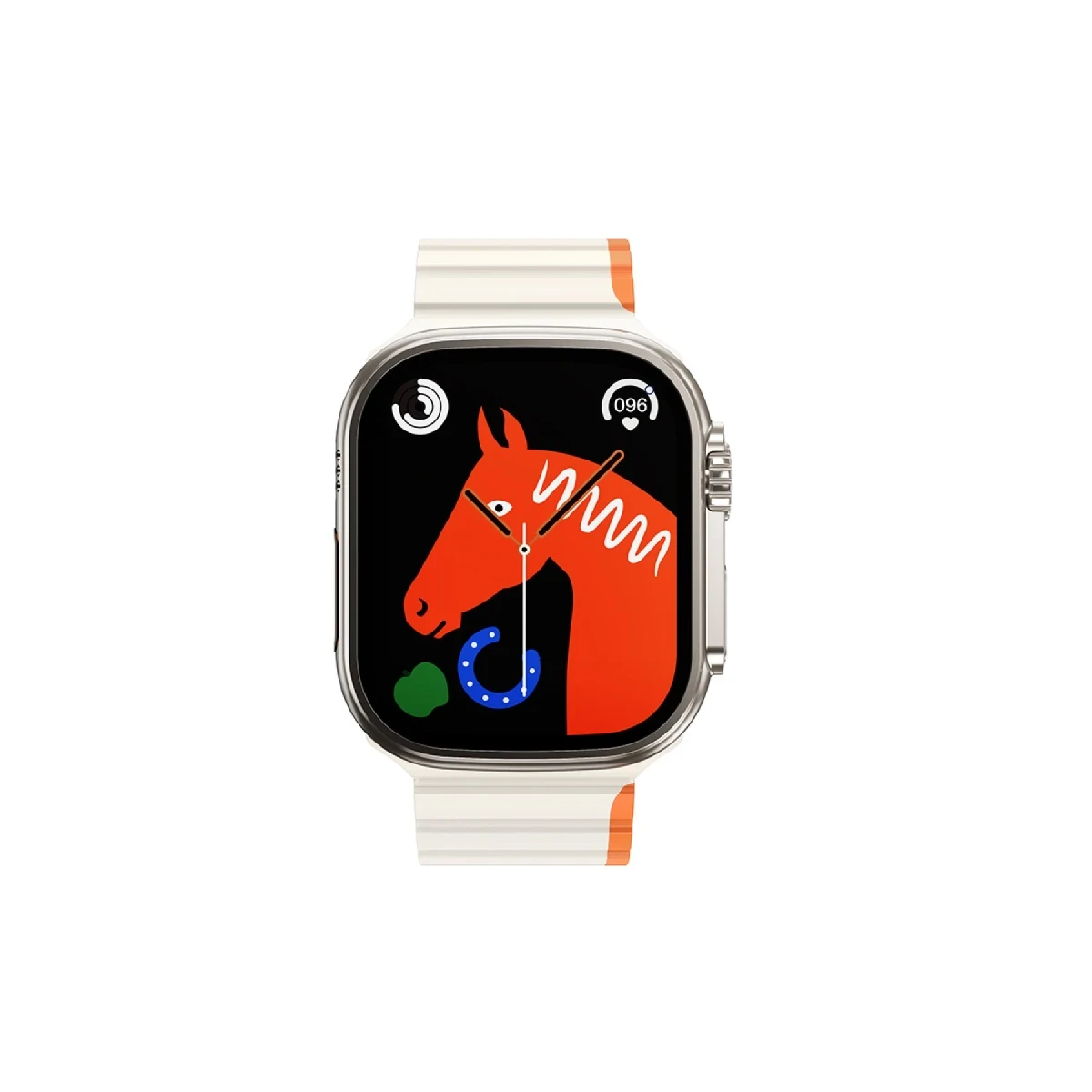 Hoco. Apple Watch 38mm AS102 Silikon Kordon - Yıldız Işığı-Turuncu